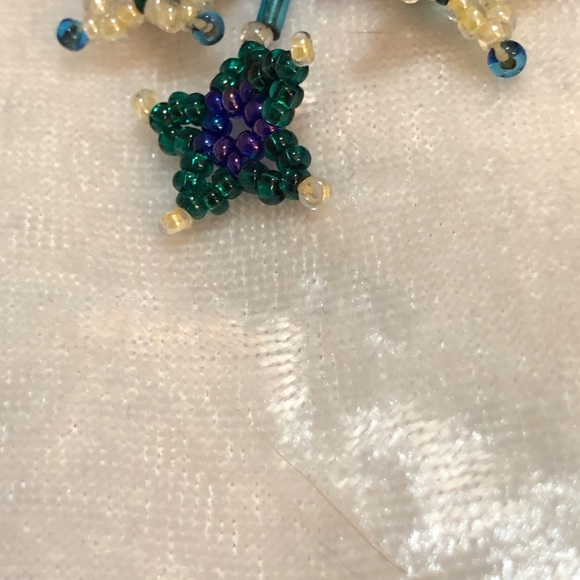 Hand beaded barrette - Picture 4 of 4